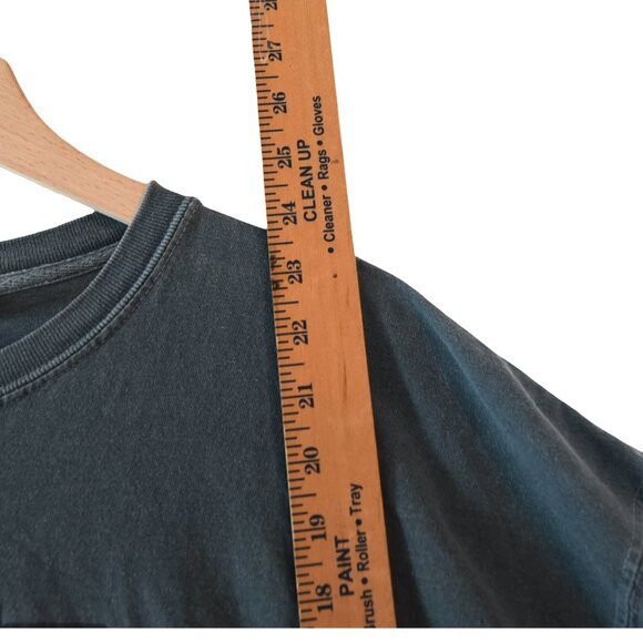 Harley Davidson Distressed CROPPED T-Shirt XXL Biker Graphic Vintage Grunge - Picture 6 of 10